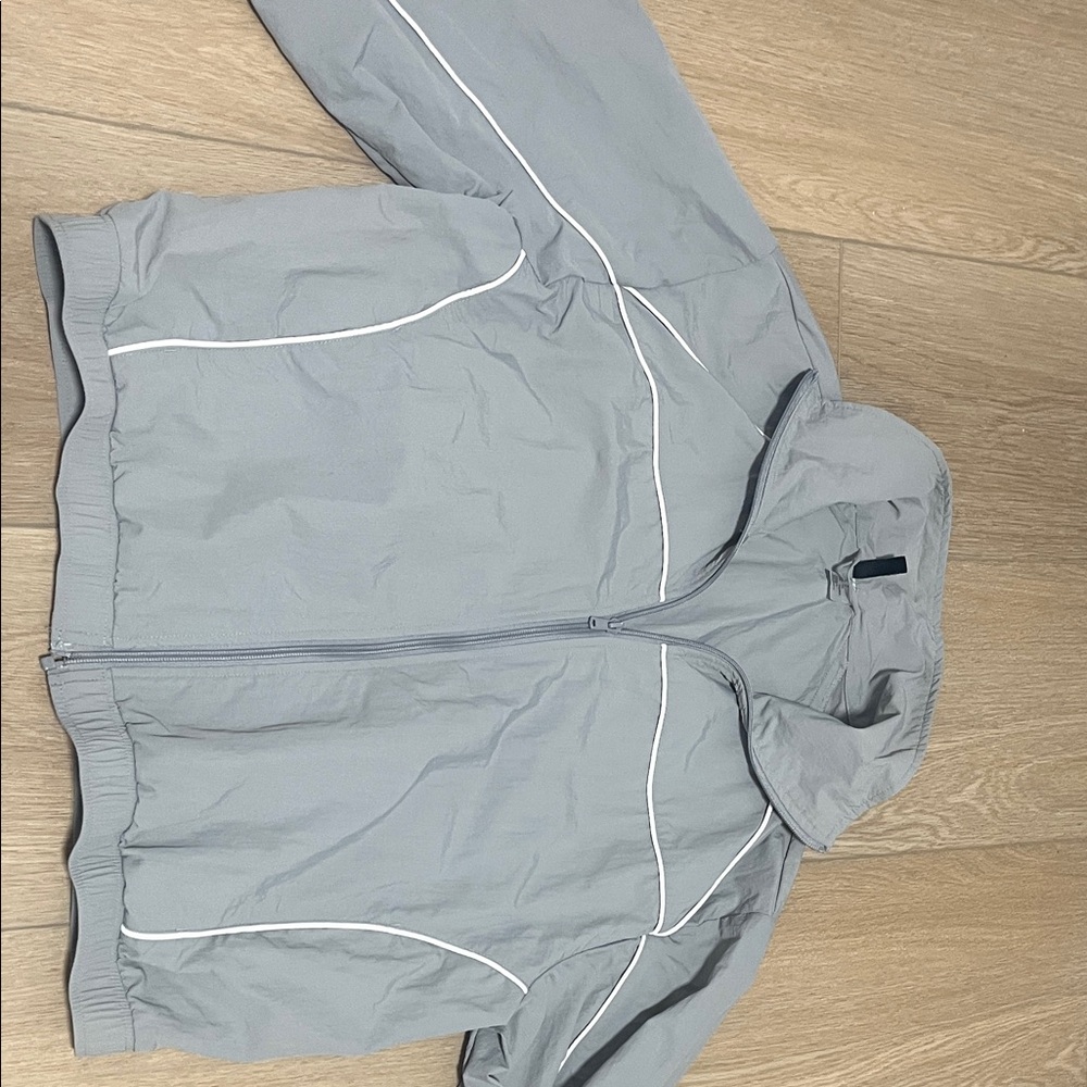 H&M sports Light Gray windbreaker Jacket and matching pants
